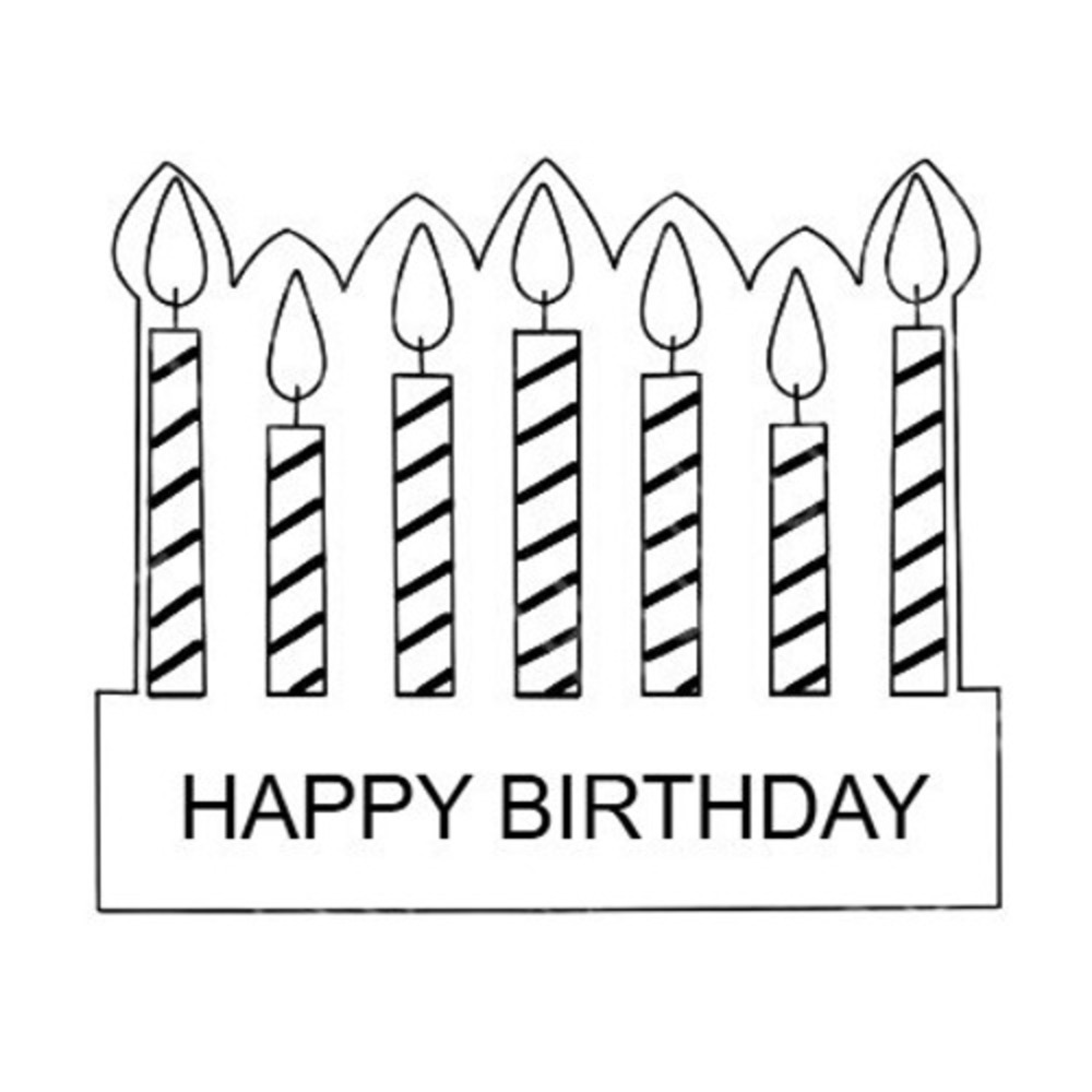 Birthday Candles Cookie Cutter 3.25 inch Celebration Baking Tool